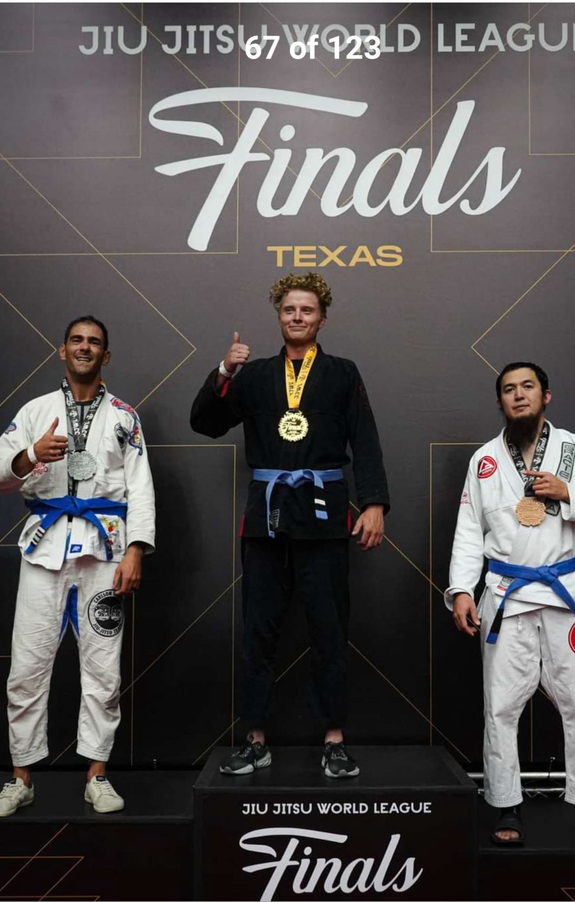 Jiu Jitsu World League Gold Medal Jiu Jitsu World League Gold Medal
