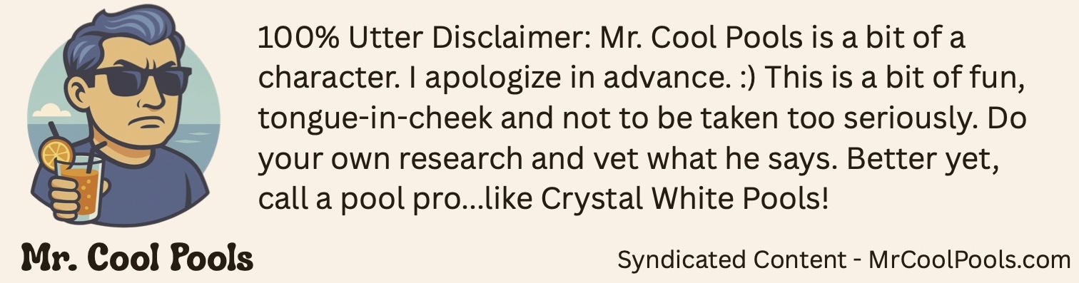 Mr. Cool Pools Utter Disclaimer